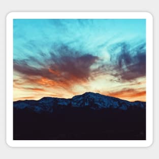 Utah Mountains & Sunset Sticker